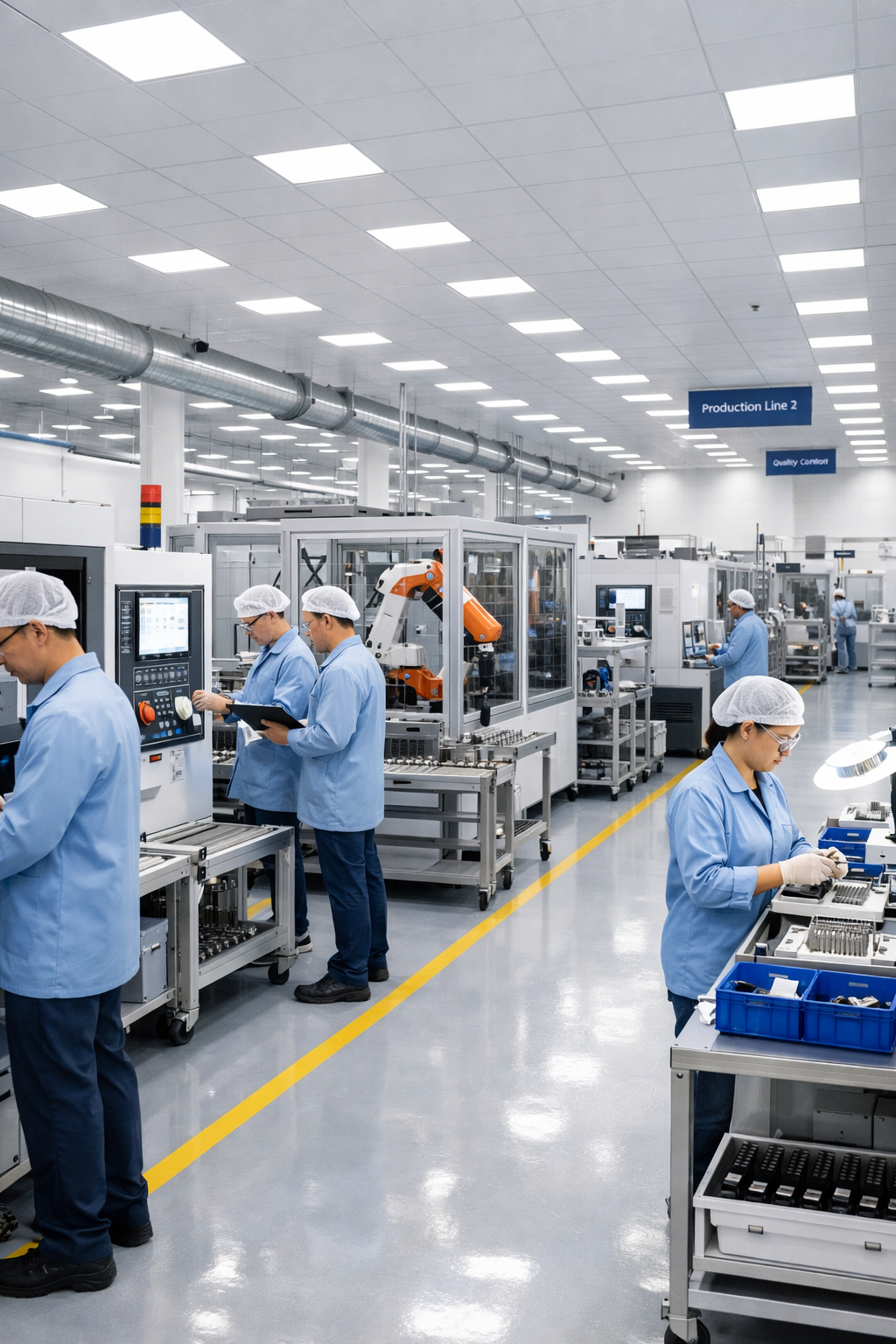 Factory production line